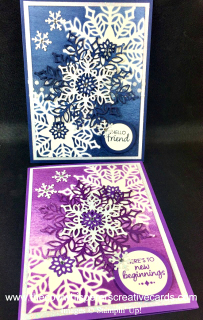 Snowfall Thinlits Die Stencil Card Card, Snowfall Thinlits Dies, Brayer, Stencil