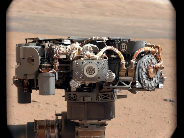 Instrumento de espectrômetro de Raio-X do Curiosity