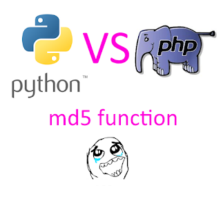Python & php - python analog of php md5 function 