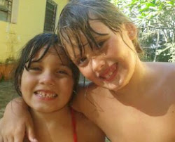 Eduarda e Carolina, minhas princesas...