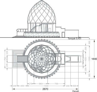 glass pavillion autocad