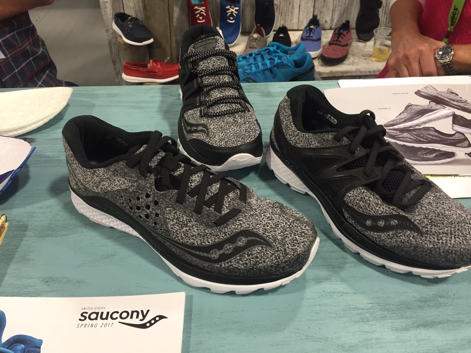 saucony marl kinvara 8 bambino rosse