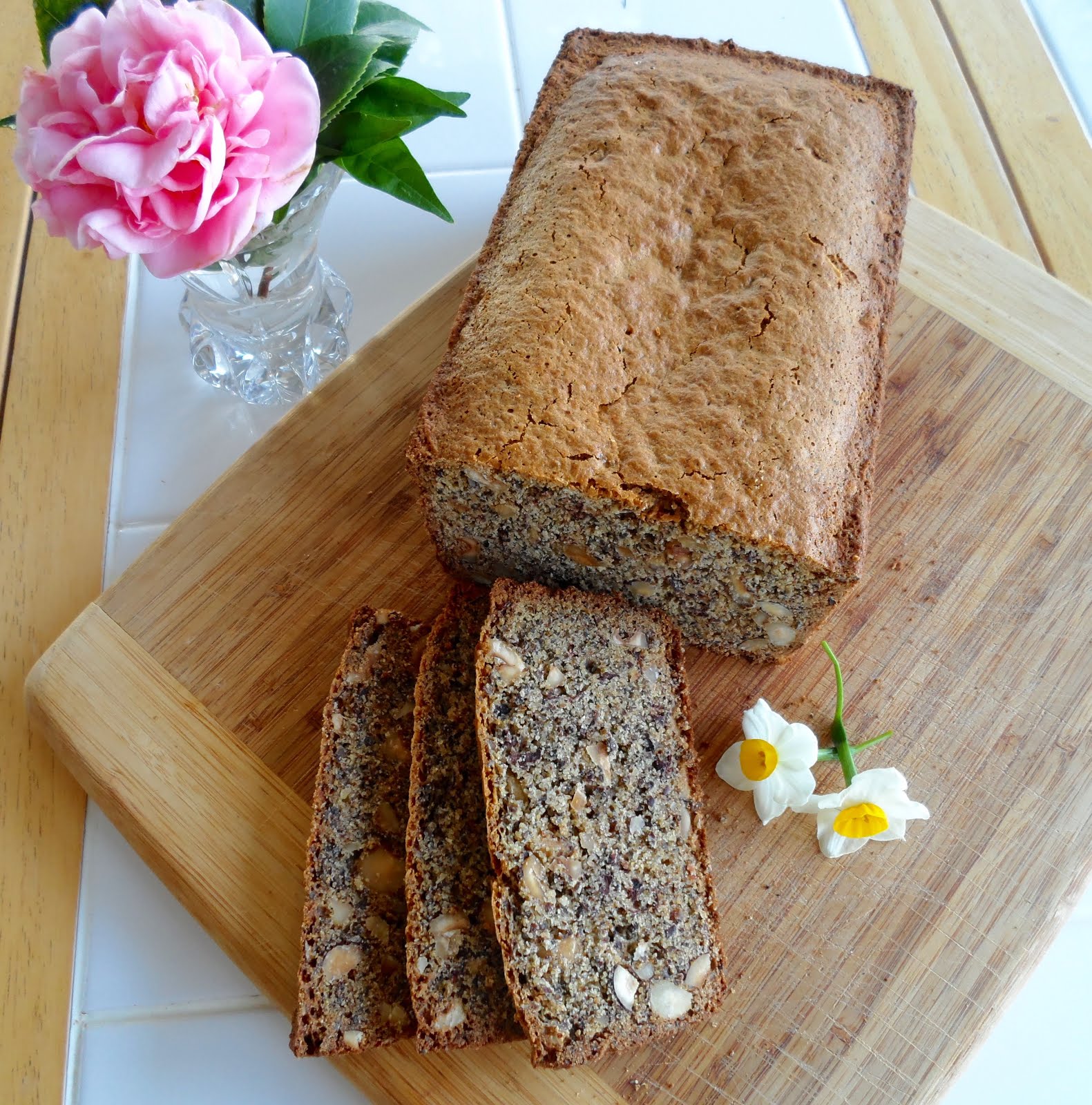 Hazelnut Bread; Healthy and Gluten Free