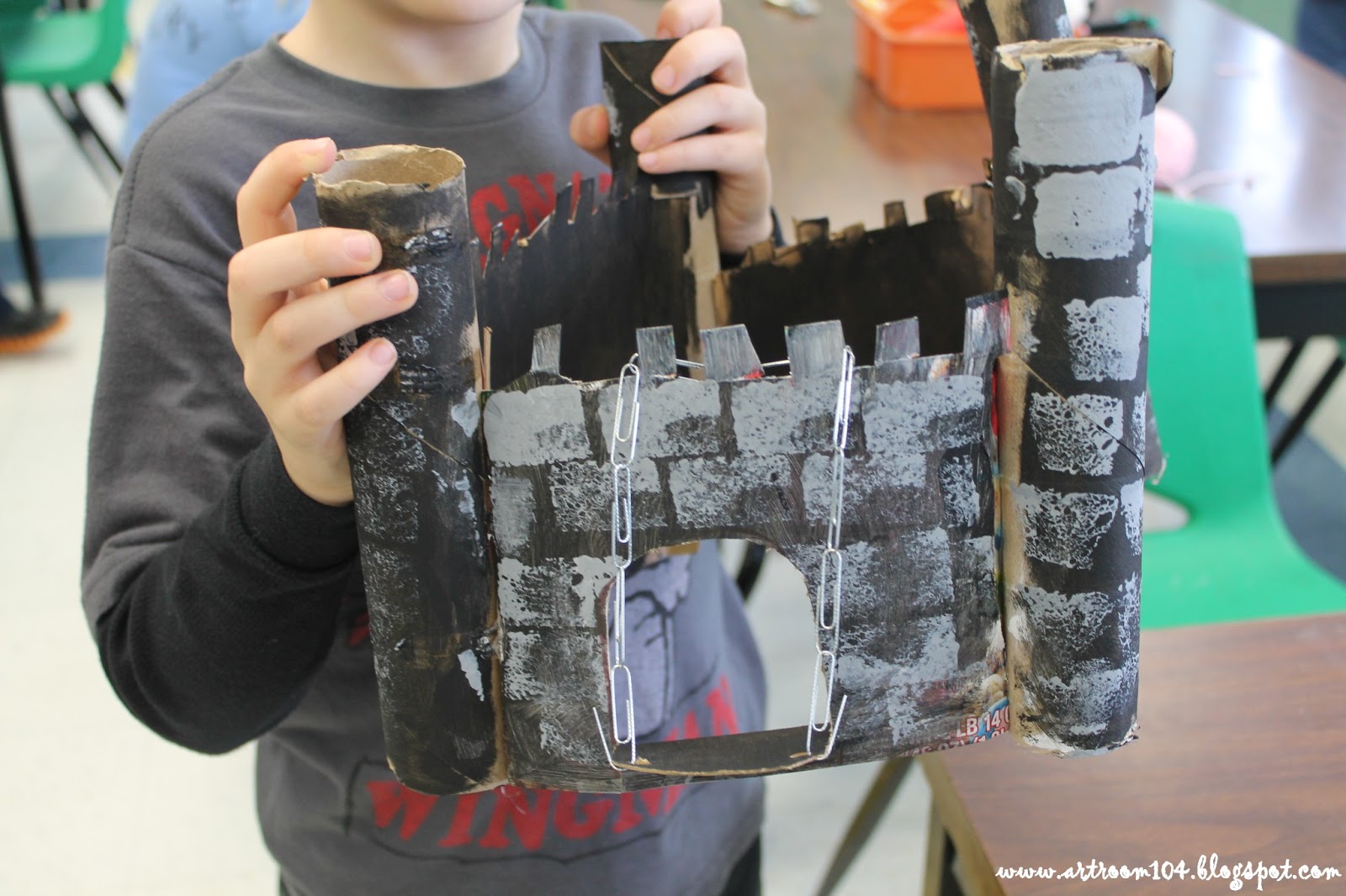 Art Room 104: 3rd Grade Castles & Science: Simple Machine Pulley Drawbridge