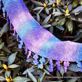 Free Knitting/Crochet Pattern: Falling Blossoms Scarf