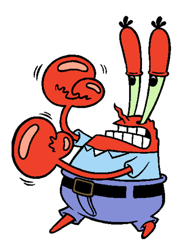 La  Bob Esponja Dibujos del Señor Cangrejo para Imprimir