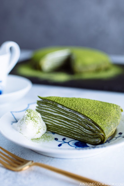 INTERNATIONAL:  MATCHA TEA CREPES