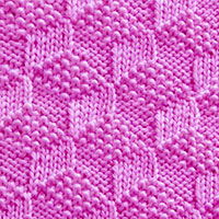 Reversible Knitting - Free Knitting Stitch Pattern. Tumbling Moss Blocks is a simple, reversible with moss and garter stitches.