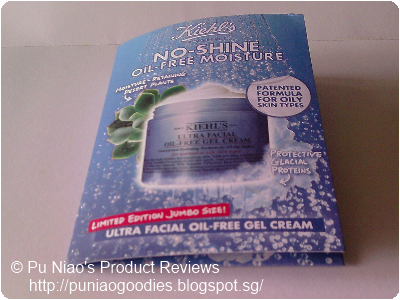 Kiehl's Ultra Facial Oil 1.2.3 sample kit