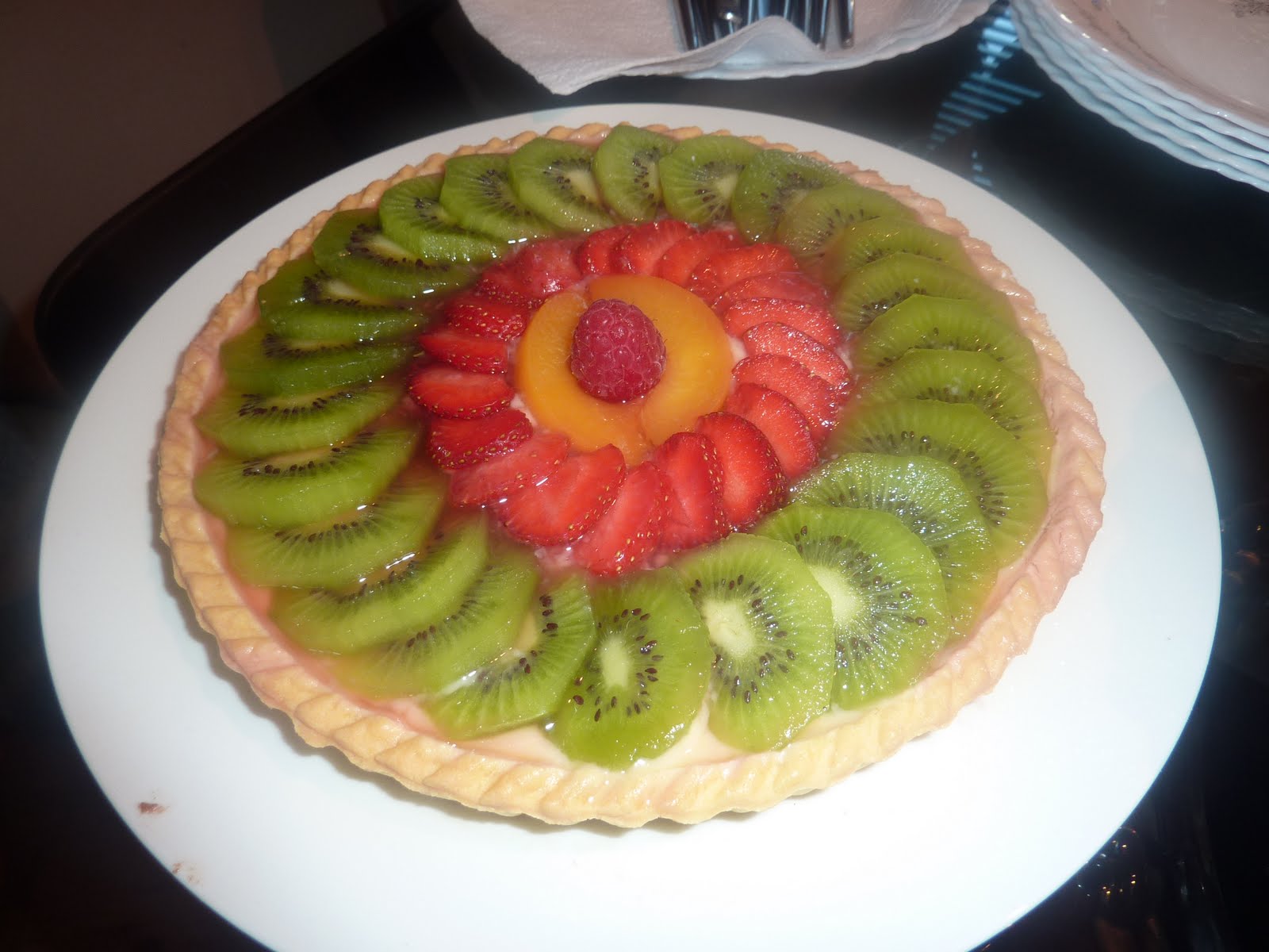 Jouelle's Kitchen Custard Fruit Tart