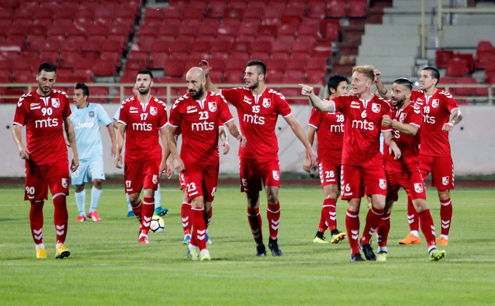 FK Radnicki Nis  Futebol, Distintivo, Europeus