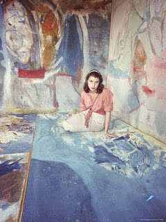 Famous Women Artists: Helen Frankenthaler read more on http://schulmanart.blogspot.com/2014/09/famous-women-artists-helen-frankenthaler.html