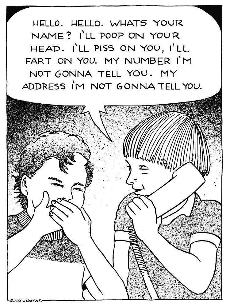 prank call cartoon kids prank call cartoon, Gerry Lagendyk