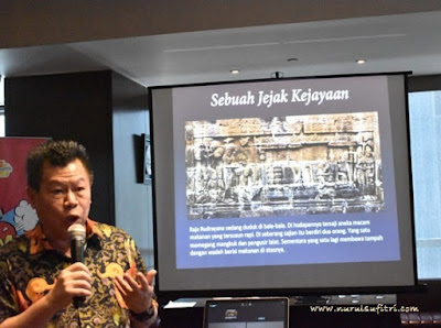 bapak-kafi-kurnia-menjelaskan-sebuah-jejak-kejayaan-kuliner-indonesia bapak kafi kurnia sedang menjelaskan tentang kejayaan kuliner indonesia di amuz gourmet restaurant