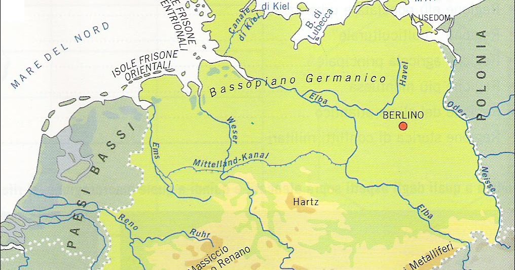 Cartina Fisica Della Germania In Italiano CATULLOBLOG: LA GERMANIA
