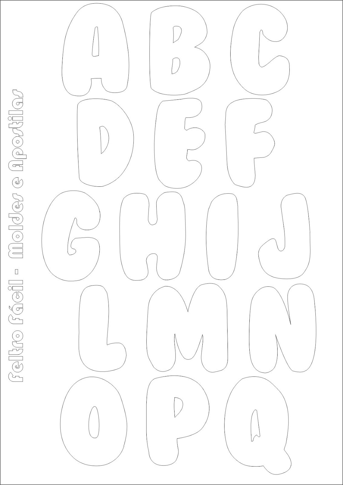 Featured image of post Molde De Letras Feltro Para Imprimir Para quem precisa aprender a como fazer letras em eva voc precisa selecionar um pouco de eva de boa qualidade uma tesoura e os moldes das letras