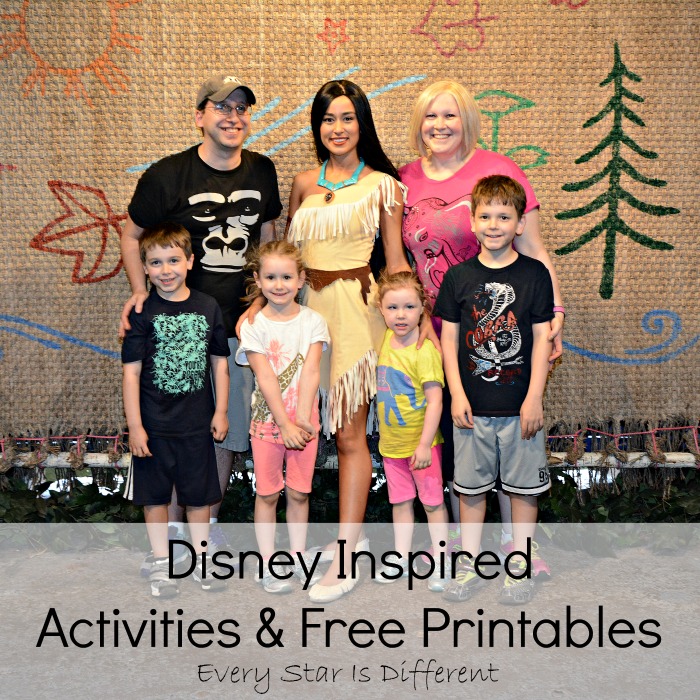 Disney Inspired Activities and Free Printables