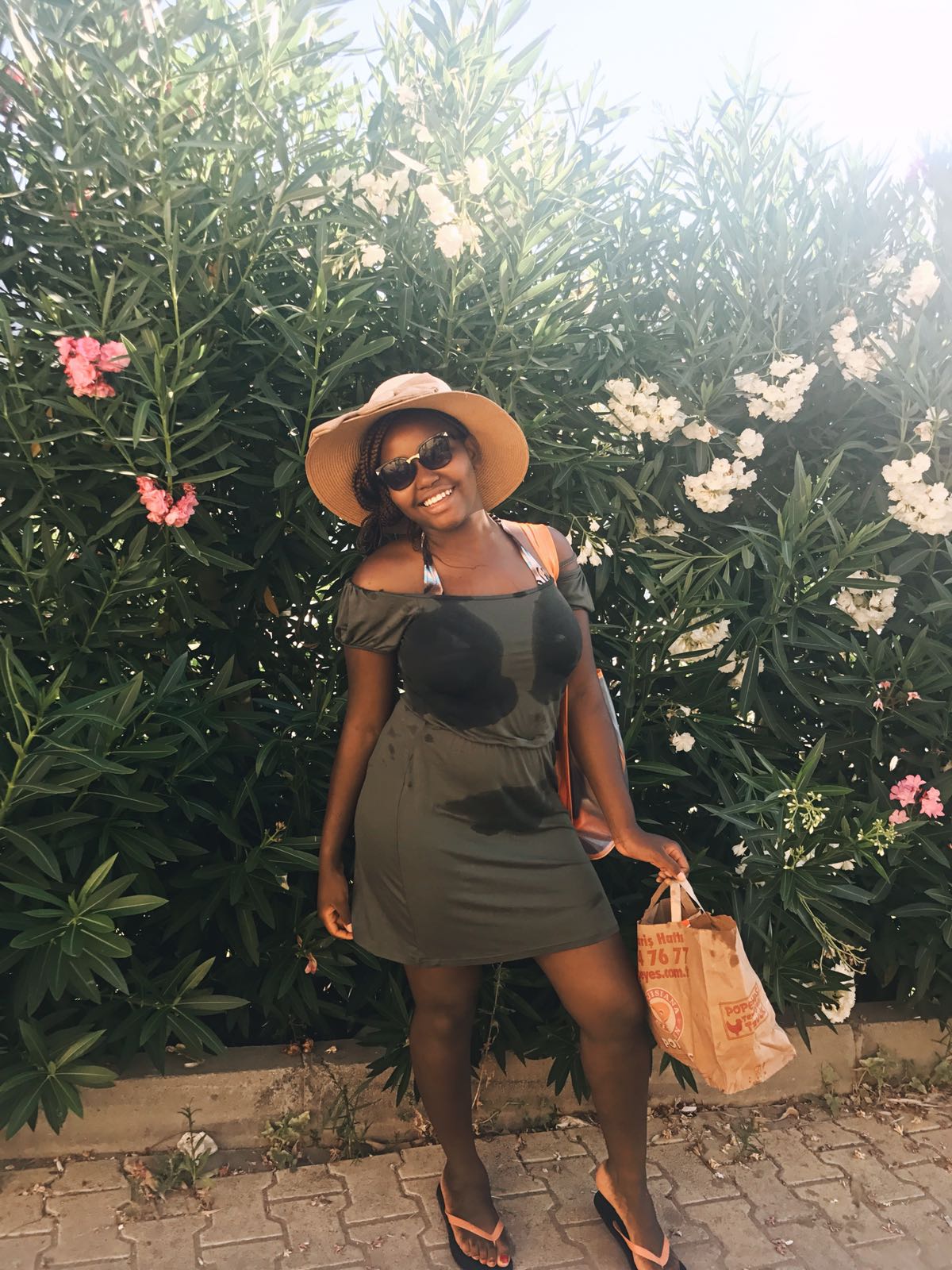 summer beach day, straw hat, sun glasses, beach dress glowing skin summer beach day, straw hat, sun glasses, beach dress glowing skin