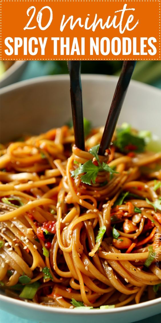 Deliciously spicy with hints of sweetness, these noodles are an amazing addition to your dinner table