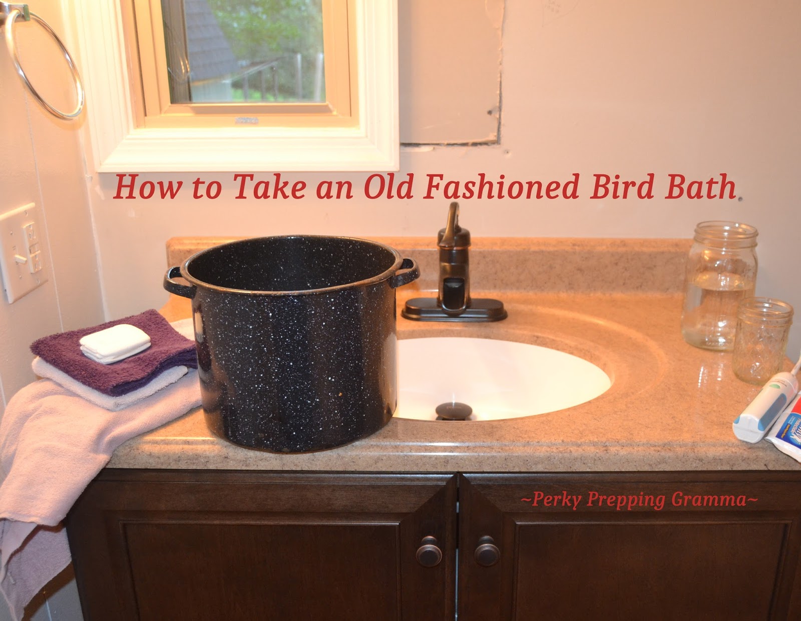Perky Prepping Gramma How to Take an Old Fashioned Bird Bath