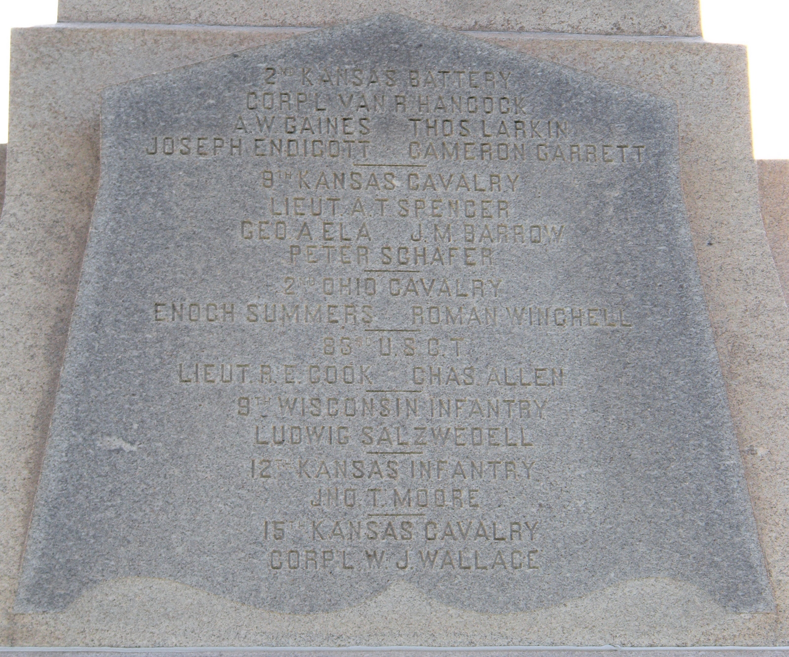 Escape to the Silent Cities Battle Of Baxter Springs Memorial