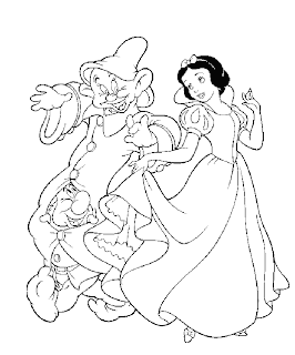 snow white coloring sheets