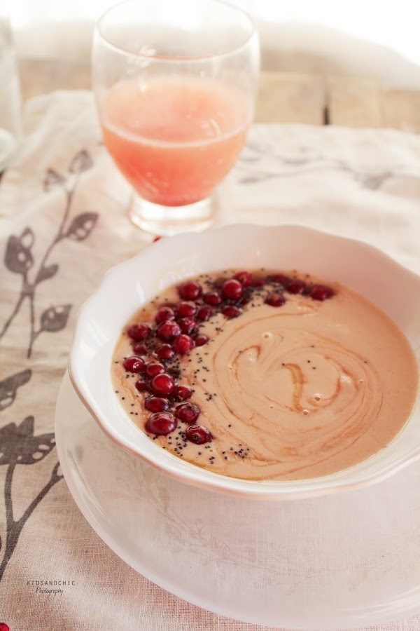 Smothie bowl de pomelo y avena