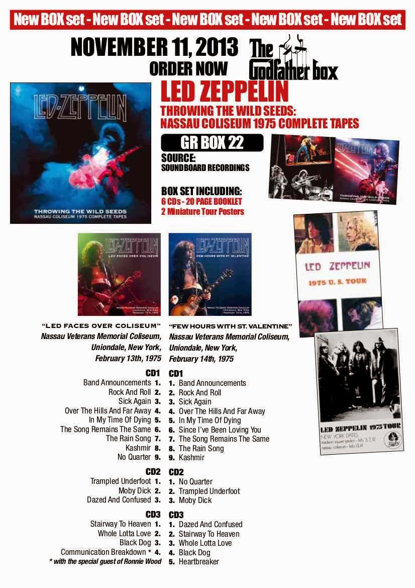 Rock Rare Records Led Zeppelin Throwing The Wild Seeds Nassau