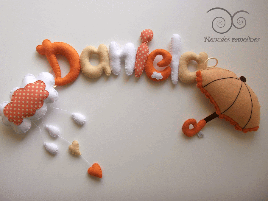 Guirnalda de letras Daniela