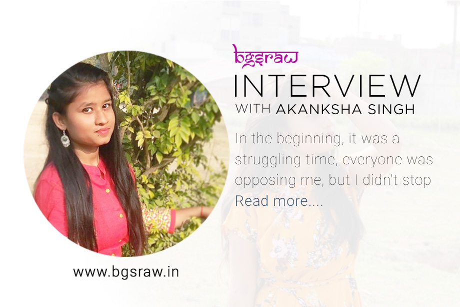 Akanksha singh interview in bgs raw from bihar bhagalpur