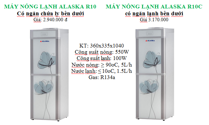 Máy nước uống nóng lạnh Alaska giá rẻ, mẫu mã đẹp, chất lượng - 4
