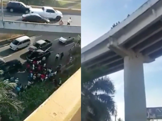 Video: Joven cae de elevado tras sufrir accidente Video: Joven cae de elevado tras sufrir accidente