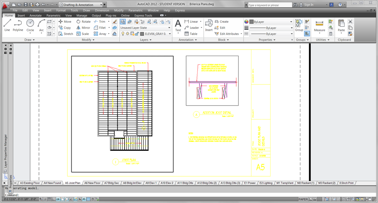 The Architectural Student: AutoCAD: Setting up Paperspace with Plot Styles  and Lineweights