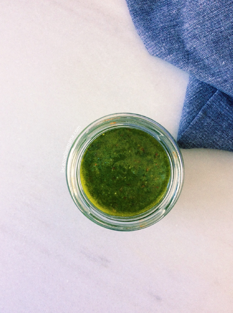 Pesto tradicional albahaca (Genovés) La Cazuela Vegana Alimentación 100 vegetal y saludable