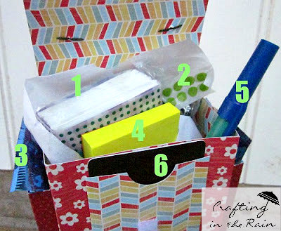 contents of gift box 