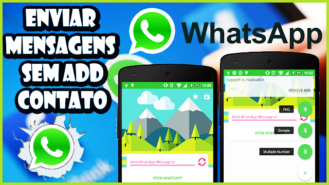 Como enviar mensagem no whatsapp sem adicionar contato Como enviar mensagem no whatsapp sem adicionar contato