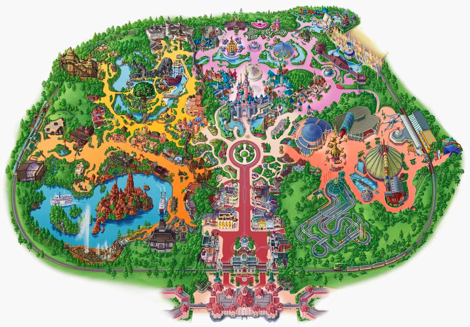Disneyland Paris Disneyland Paris Map Nzgreat