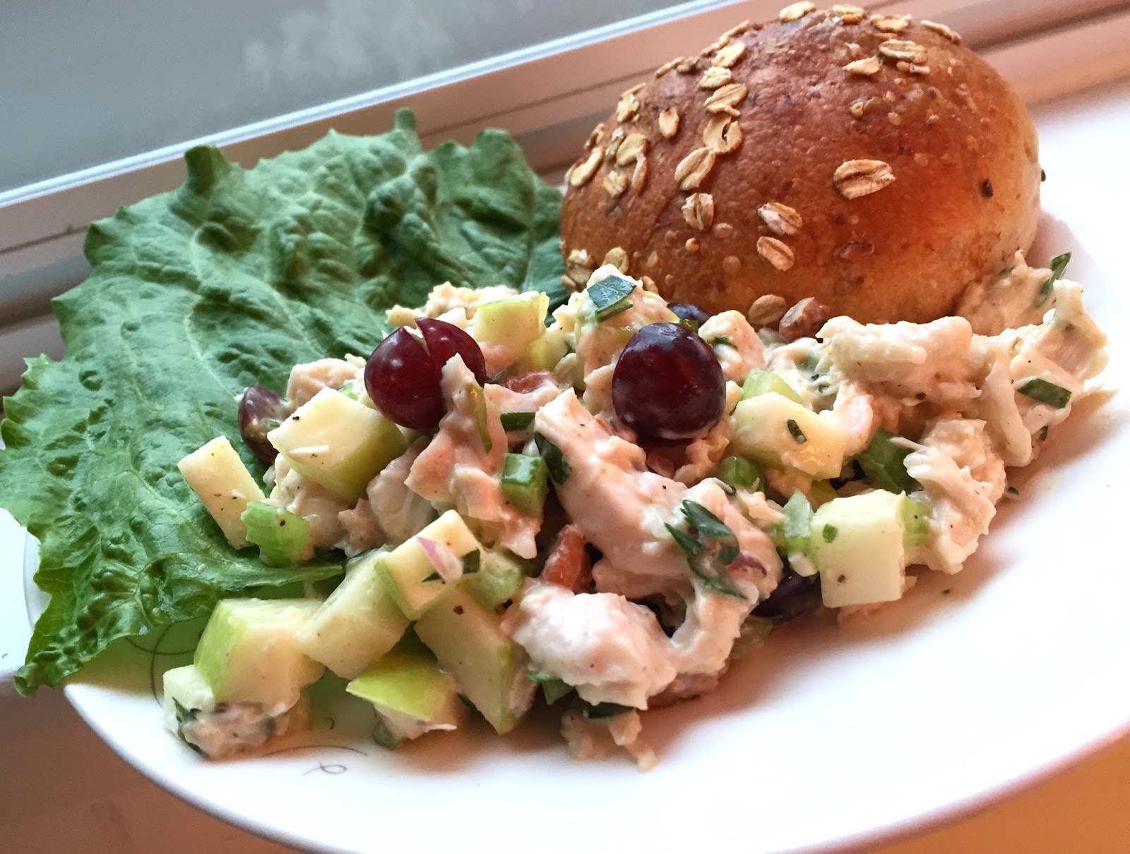 Kvell in the Kitchen Tarragon Chicken Salad with Pecans, Apples, and