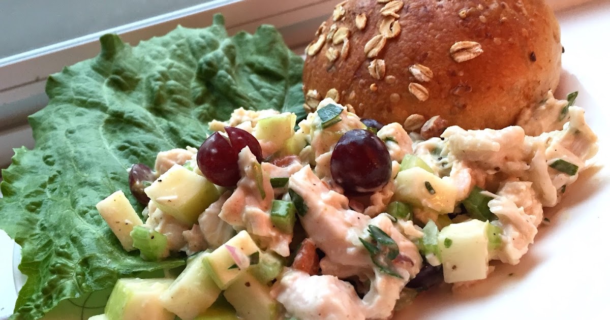 Kvell in the Kitchen Tarragon Chicken Salad with Pecans, Apples, and