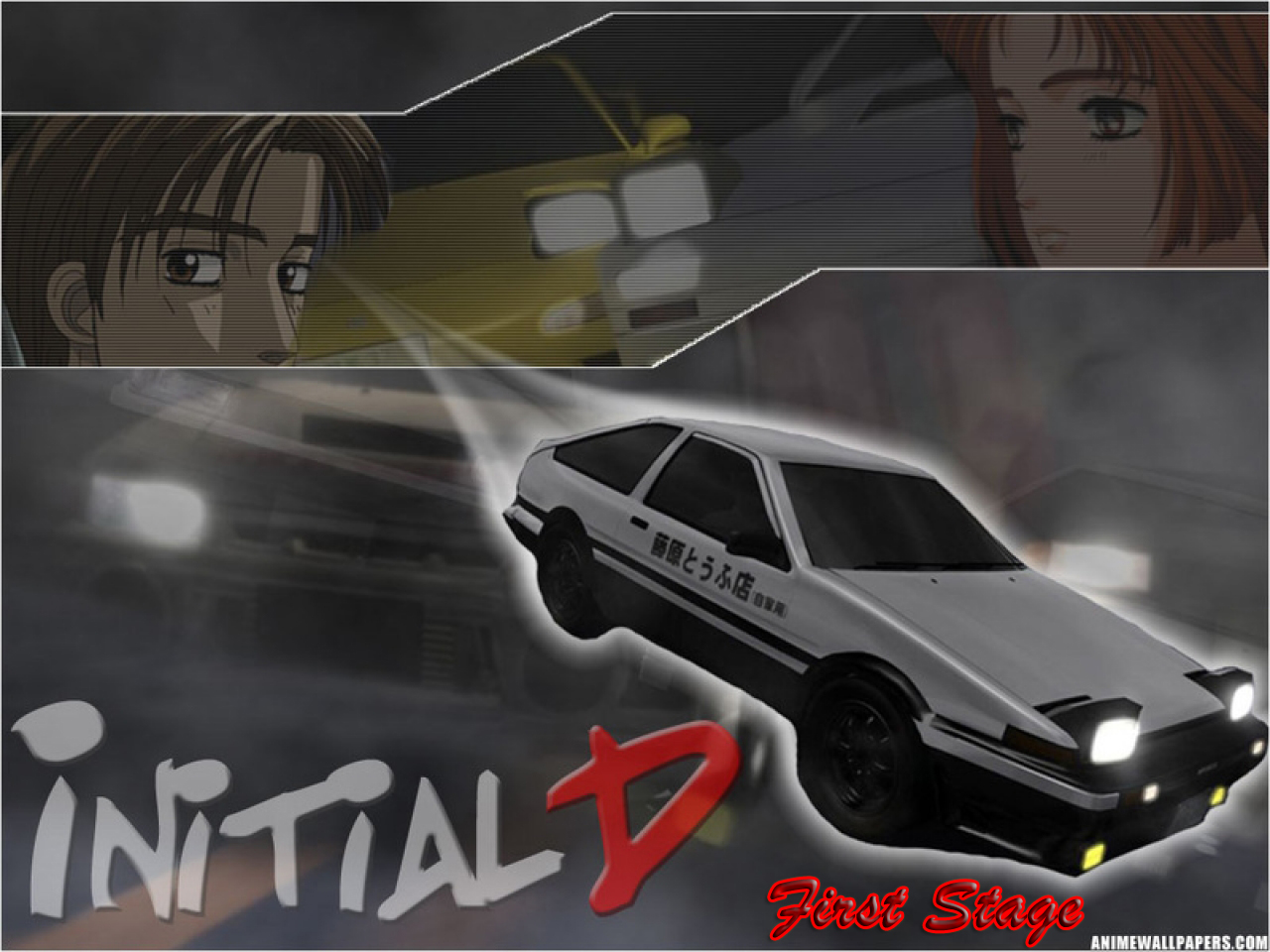 Initial D: Initial D First Stage Sub Esp - Ep 24: El Cometa Blanco De Akagi