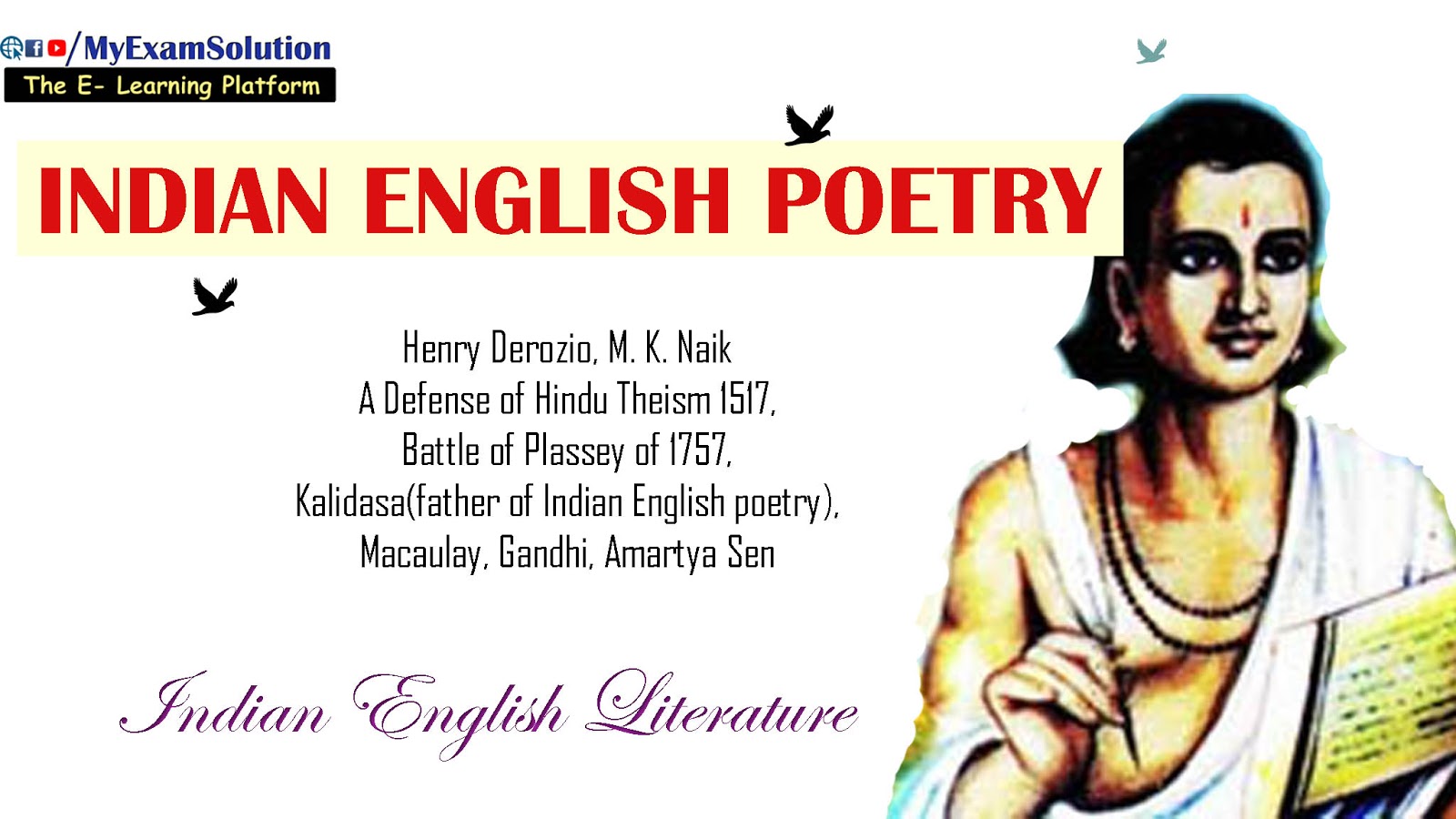 Indian English Poetry in English Literature - My Exam Solution