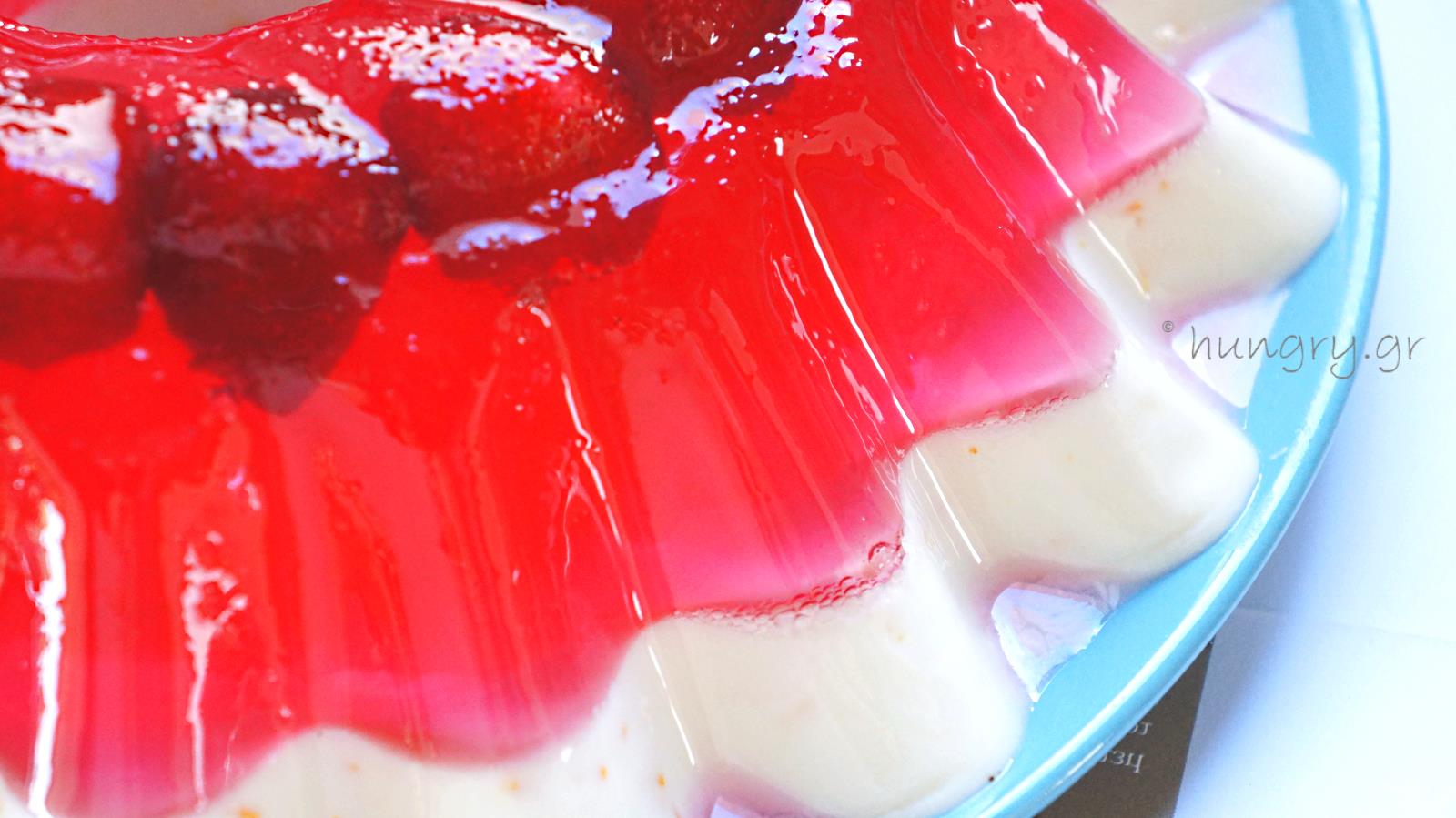 Kitchen Stories Yoghurt Panna Cotta & Cherry Jelly