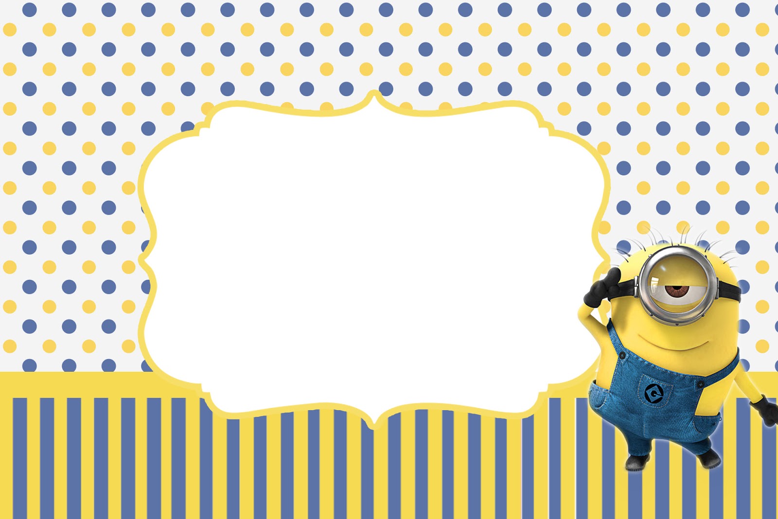 Inspired In Minions Party Invitations Free Printables Oh My Fiesta