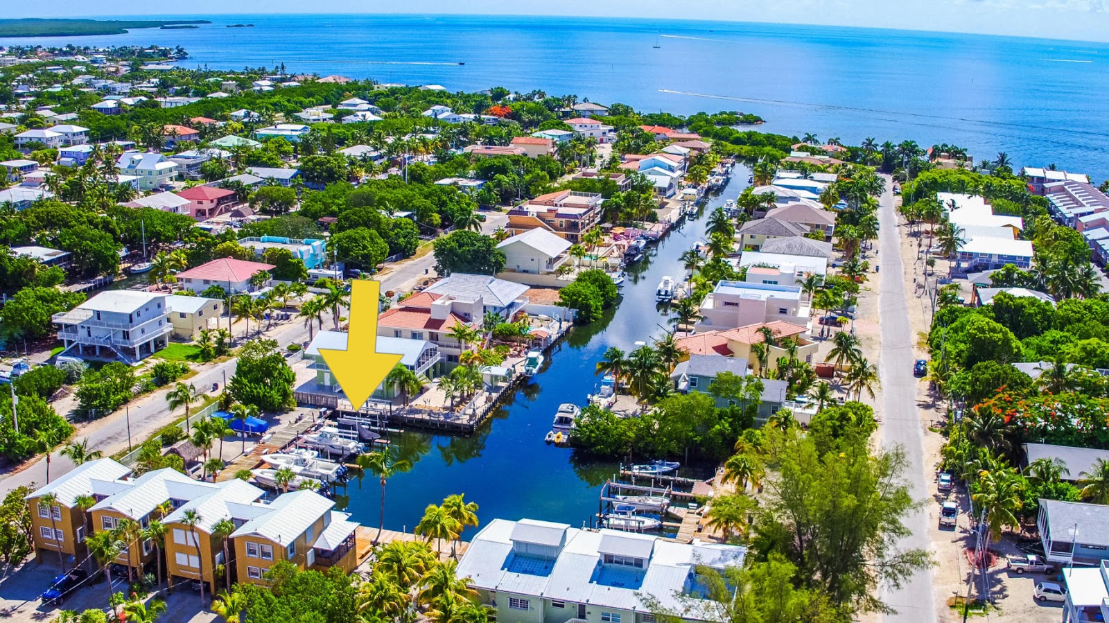 Real Estate in the Florida Keys 3/2 Townhouse with boat slip in Key