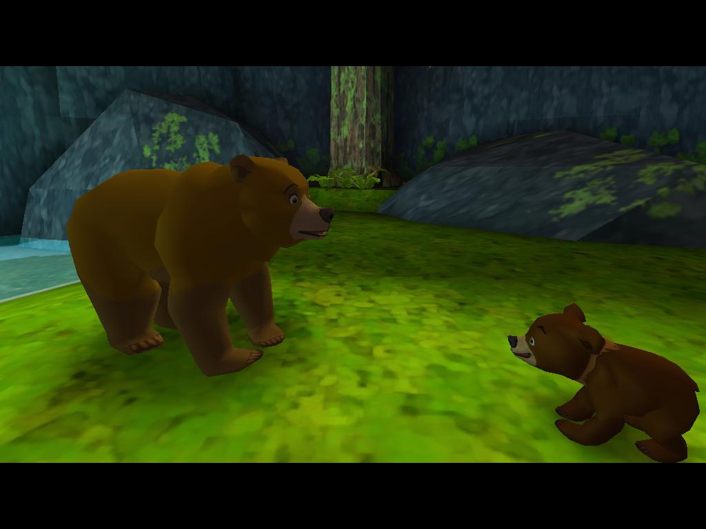 Давай игры медведь. Братец Медвежонок Кенай. Disney's brother Bear игра. Братец Медвежонок игра на ПК. Игра братец Медвежонок 2.