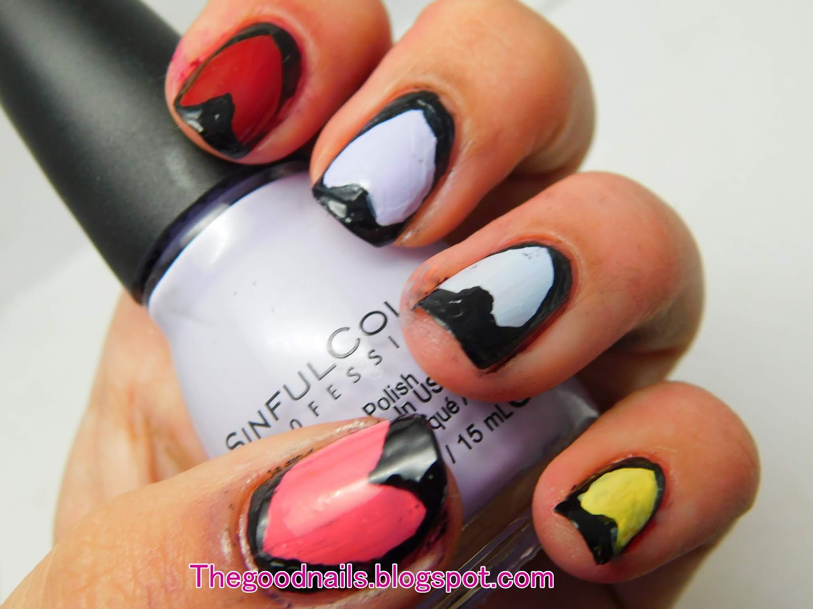 Heart Shaped Cut Out Nail Art Tutorial for Valentines Day