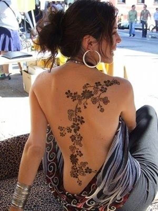 Blumentattoo Henna Tattoo Designs