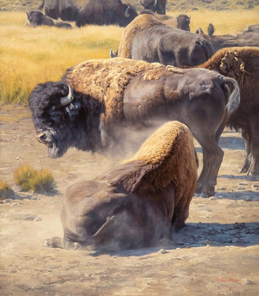 by Dustin Van Wechel, "The Center of Attention" - oil on linen | pinturas, obras de arte, american art. by Dustin Van Wechel, "The Center of Attention" - oil on linen | pinturas, obras de arte, imagenes bellas de paisajes, american art.