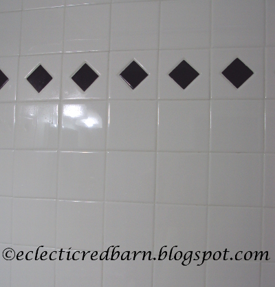 Eclectic Red Barn: Cleaned shower walls with Turtle wax