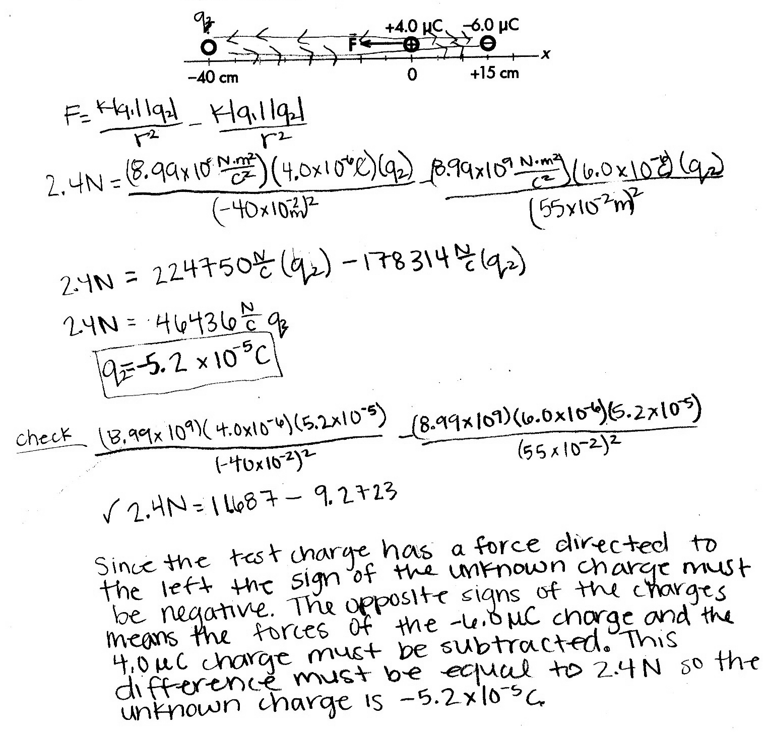 Laws of electric charge worksheet image